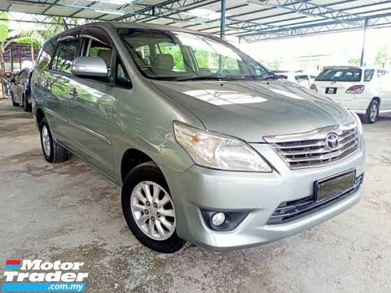 2013 TOYOTA INNOVA 2.0 G (A) FACELIFT,1 OWNER ONLY,ORI PAINT