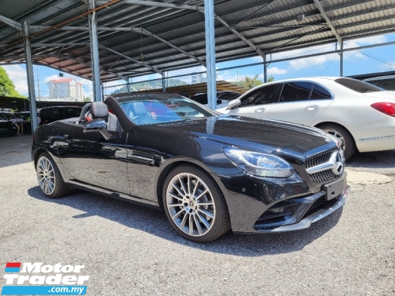 2017 MERCEDES-BENZ SLC SLC300 AMG Sport 2.0 Turbo 241hp 9G-Tronic Panoramic Roof Paddle Shift Steering Bucket Seat Unreg