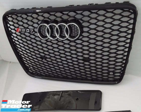 Audi Q7 RSQ7 RS front grill grille 2007 2008 2009 2010 2011 2012 sarung logo emblem bodykit body kit Exterior & Body Parts > Body parts 