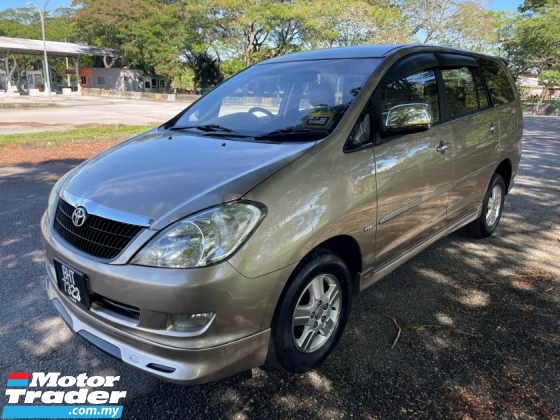2006 TOYOTA INNOVA 2.0 G (A) 1 Lady Owner Only TipTop Condition