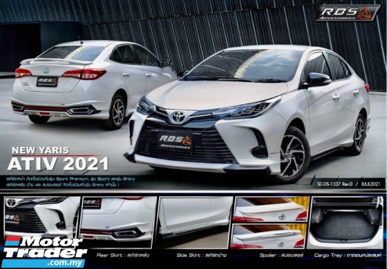 Toyota vios 2020 2021 2022 RBS bodykit body kit front side rear skirt lip Exterior & Body Parts > Car body kits 