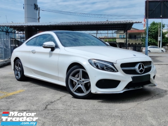 2018 MERCEDES-BENZ C-CLASS C200 2.0 AMG COUPE with PANORAMIC ROOF