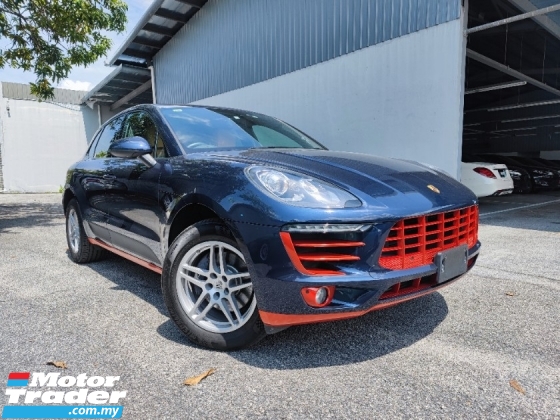 2018 PORSCHE MACAN 2.0 SPECIAL COLOR BLUE RED PANROOF KEYLESS GO