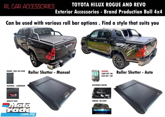 Toyota hilux Revo Rocco rogue rear trunk roller shutter up lid 2016 2017 2018 2019 2020 2021 Exterior & Body Parts > Body parts 