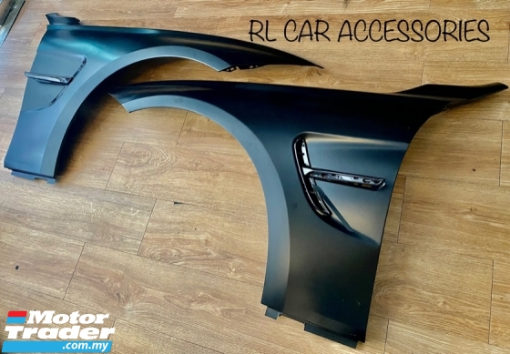 BMW F30 M3 front side aluminium steel fender trim garnish cover lip bodykit body kit Exterior & Body Parts > Car body kits 