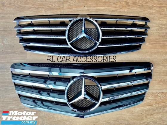 Mercedes Benz w211 2003 2004 2005 2006 2007 2008 sport e43 e63 amg sport front grill grille sarung Exterior & Body Parts > Body parts 