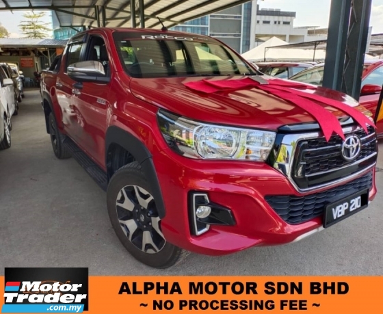 2018 TOYOTA HILUX 2.4 L-EDITION (A) SERVICE RECORD NO FEE