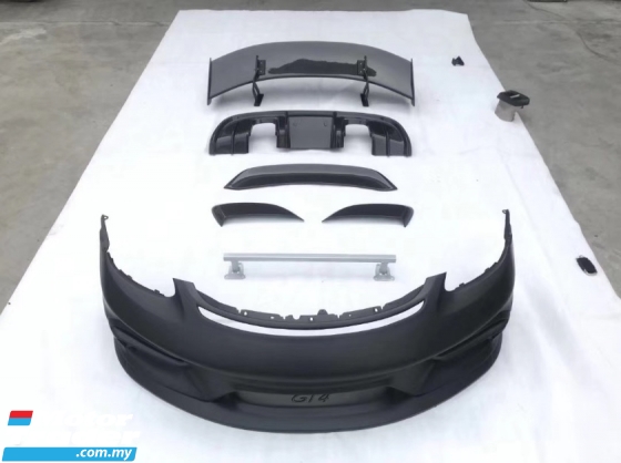 Porsche Cayman boxtee GT4 Bodykit body kit front bumper side scoop cover rear diffuser ducktail gt spoiler lip GT 4 Exterior & Body Parts > Car body kits 