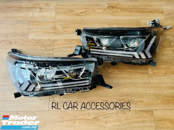 Toyota hilux Revo Rocco LED projector headlamp headlight DRL running sequential head lamp light 2016 2017 2018 Exterior & Body Parts > Lighting 