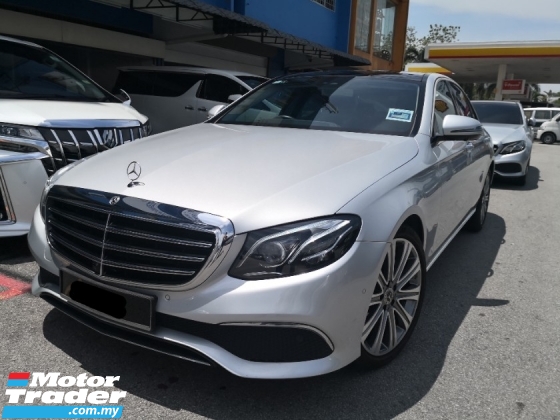 2018 MERCEDES-BENZ E-CLASS E250 EXCLUSIVE CKD Year Made 2018 Full Service in Minsoon Malaysia Warranty to July 2022