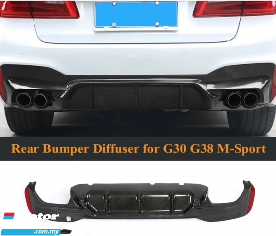 BMW G30 M5 rear bumper carbon fiber diffuser skirt lip bodykit body kit Exterior & Body Parts > Car body kits 