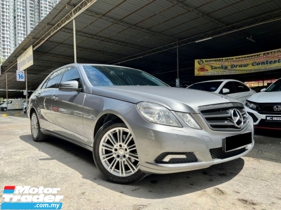 2010 MERCEDES-BENZ E-CLASS E200 CGI ELEGANCE ONE OWNER ONLY / GOOD CONDITION