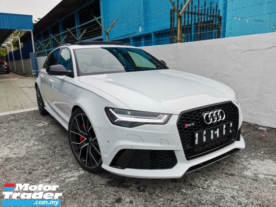 2018 AUDI RS6 4.0L Twin Turbo V8 Avant Performance Spec With 597-Hp Wagon* 100%-Genuine Mileage* RS3 RS4 RS5 RS7