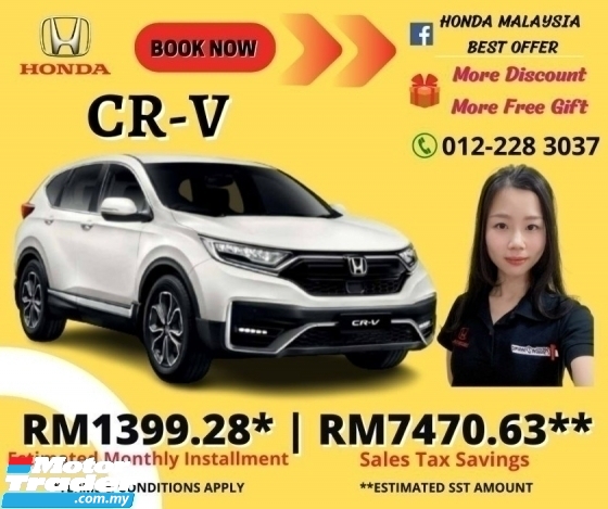 2022 HONDA CR-V Special Cash Rebate Accessories Vouchers 0% Tax Low D/payment & Interest rate What are you waiting f