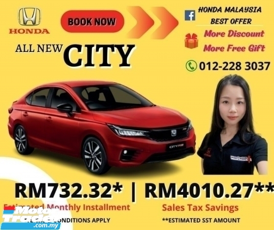 2022 HONDA CITY Get Up To RM5,850 Rebat Free Tax and Special Gift Jangan Lepaskan Peluang Call Kami Dan Pandu Kereta