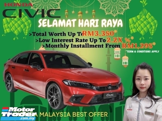 2022 HONDA CIVIC   Riang Raya Bersama Honda Rebate Sehingga RM2900 Menanti Anda Pandulah Kereta Idaman Balik Kampung