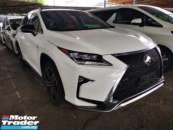 2017 LEXUS RX200T F SPORT PANORAMIC ROOF 5 YEAR WARRANTY