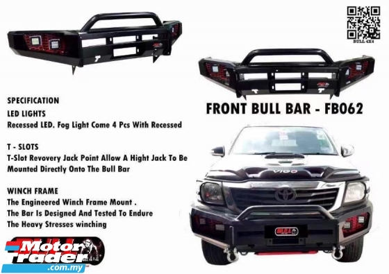 Toyota hilux Vigo Revo Rocco rogue Front bull bar bumper led lamp light steel bodykit body kit Exterior & Body Parts > Car body kits 