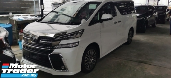 2017 TOYOTA VELLFIRE 2.5 ZG / LOW MILEAGE HIGH GRED UNIT / READY STOCK 