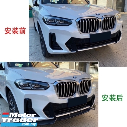 BMW G02 X4 2022 LCI M sport performance Front skirt lip diffuser Msport Mperformance bodykit body kit Exterior & Body Parts > Car body kits 