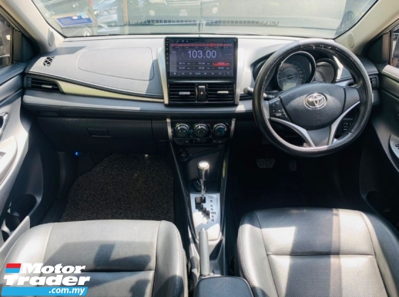 2016 TOYOTA VIOS 1.5 G AUTO,FULL LEATHER SEAT,SMART KEYLESS ENTRY,PROJECTED HALOGEN,MID,MULTI-FUCTION STEERING,2016