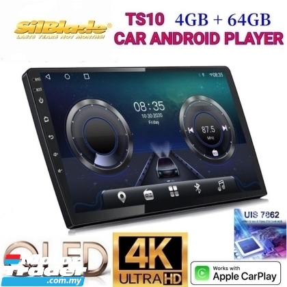 TS10 SILBLADE USA ANDROID PLAYER WITH APPLE CAR PLAY  4RAM 64GB  4 64 In car entertainment  Car navigation system  Car navigation system 