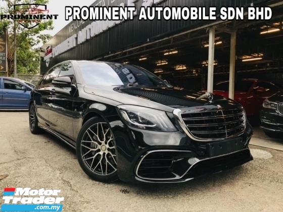 2018 MERCEDES-BENZ S-CLASS S400L AMG WTY 2026 2018,CRYSTAL BLACK, PANORAMIC ROOF,POWER BOOT,SELDOM USE, 1VIP DATO OWNER