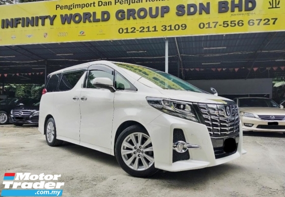 2016 TOYOTA ALPHARD 2.5 SA WITH SUNROOF AND POWER BOOT
