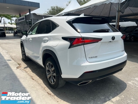 2018 LEXUS NX300 2.0 F SPORT /GRADE 5/A /SUNROOF /360 SURROUND CAM 