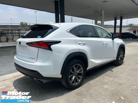 2018 LEXUS NX300 2.0 F SPORT /GRADE 5/A /SUNROOF /360 SURROUND CAM 