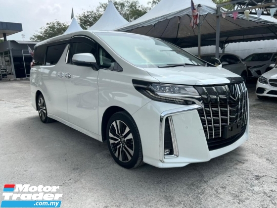 2020 TOYOTA ALPHARD 2.5 SC /3BA /SUNROOF /3 EYE LED /PILOT SEATS/UNREG