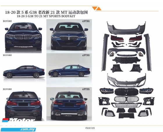 RM 11,000  BMW G30 20182021 convert 2022 LCI Msport body..