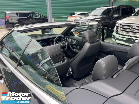 2021 MERCEDES-BENZ E-CLASS E300 2.0 CABRIOLET FACELIFT /FULL SPEC /UNREG