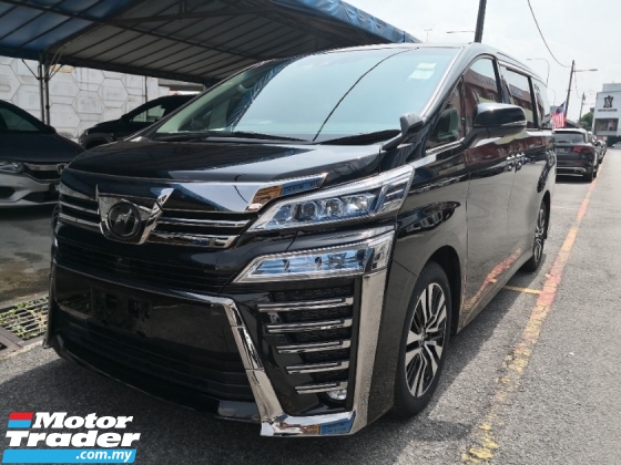 2018 TOYOTA VELLFIRE 2.5 ZG 飞行员座椅 YEAR MADE 2018 Unreg 新改款 3LED DIM BSM 360 相机 ((( 5 年保修 )))