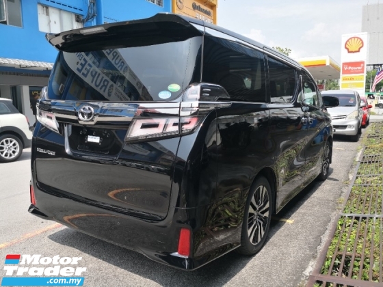 2018 TOYOTA VELLFIRE 2.5 ZG 飞行员座椅 YEAR MADE 2018 Unreg 新改款 3LED DIM BSM 360 相机 ((( 5 年保修 )))