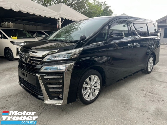 2019 TOYOTA VELLFIRE 2.5 Z FACELIFT /Z SPEC /8-SEATER /2 POWER DOOR 