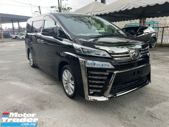 2019 TOYOTA VELLFIRE 2.5 Z FACELIFT /Z SPEC /8-SEATER /2 POWER DOOR 