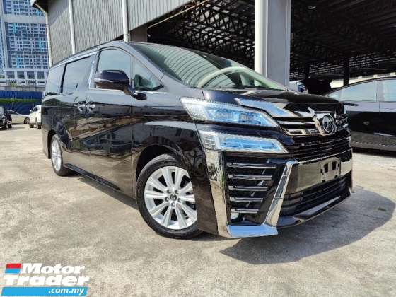 2018 TOYOTA VELLFIRE 2.5 Z 8 SEATER USED CAR PRICE BUT RECOND UNIT BEST