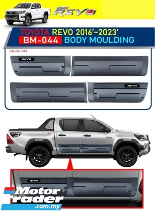 Toyota hilux Revo Rocco Rogue 2.4 2.8 Ford ranger T9 side door cover panel moulding cladding lip guard skirt chrome bodykit body kit Exterior & Body Parts > Body parts 