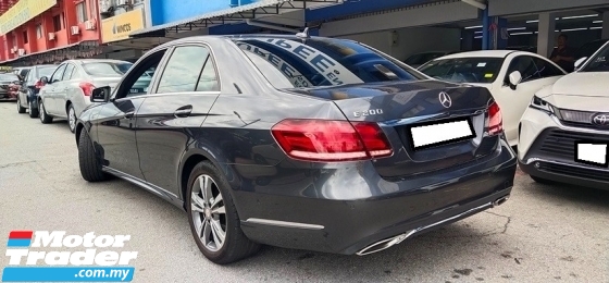 2014 MERCEDES-BENZ E-CLASS E200 2.0cc AVT (A) 105K KM, PERCUMA 2 JAMINAN TAHUN