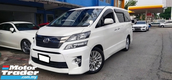 2012 丰田VELLFIRE 2.4cc ZG模型 (一个) REG 2017, 自由 2 年度保修