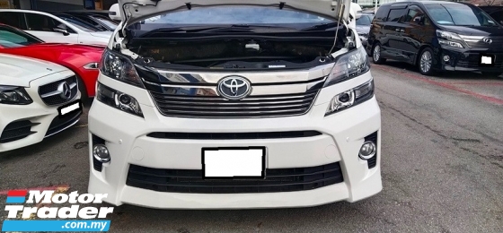 2012 丰田VELLFIRE 2.4cc ZG模型 (一个) REG 2017, 自由 2 年度保修