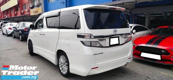 2012 丰田VELLFIRE 2.4cc ZG模型 (一个) REG 2017, 自由 2 年度保修