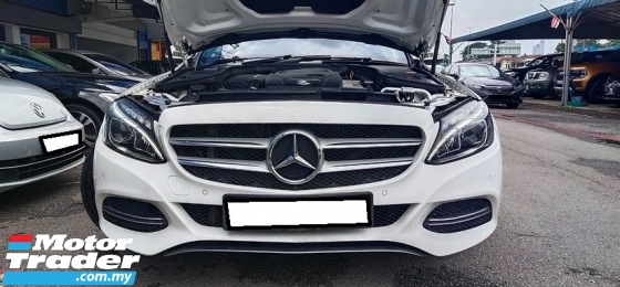 2015 MERCEDES-BENZ C-CLASS C200 2.0cc AVT (A) 2015 CKD 58K KM 2TAHUN WARANTI