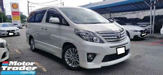 2013 丰田 ALPHARD 2.4cc 黄金型 2 模型 (一个) 85K KM 2 年保修