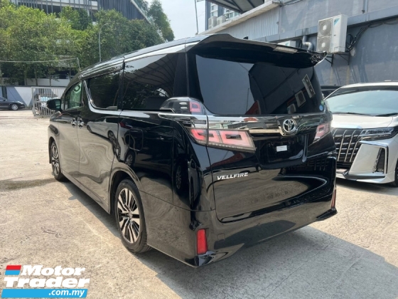 2019 TOYOTA VELLFIRE 2.5 ZG /3 EYE LED /SUNROOF /FULL ALPINE /DIM /BSM 