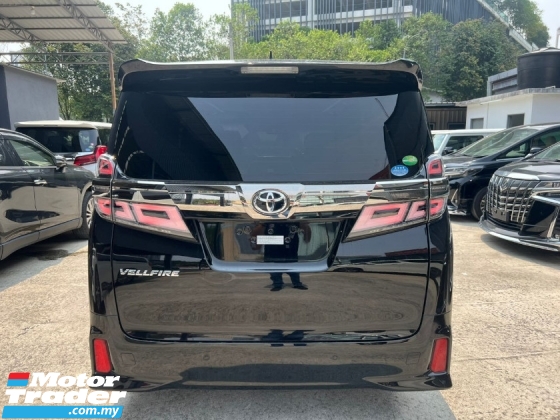 2019 TOYOTA VELLFIRE 2.5 ZG /3 EYE LED /SUNROOF /FULL ALPINE /DIM /BSM 
