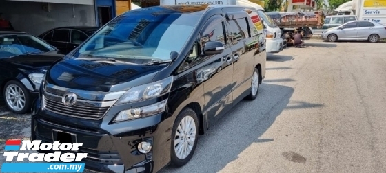 2014 TOYOTA VELLFIRE 2.4cc MODEL MATA EMAS (PERCUMA 2 Y WRTY) REGIS 2017 