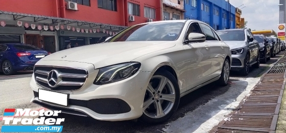 2017 MERCEDES-BENZ E-CLASS E200 2.0cc AVT (A) 107K KM, PERCUMA 2 JAMINAN TAHUN