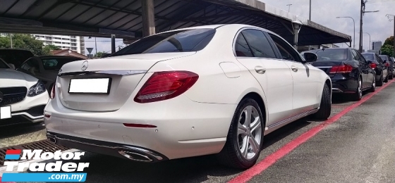 2017 MERCEDES-BENZ E-CLASS E200 2.0cc AVT (A) 107K KM, PERCUMA 2 JAMINAN TAHUN